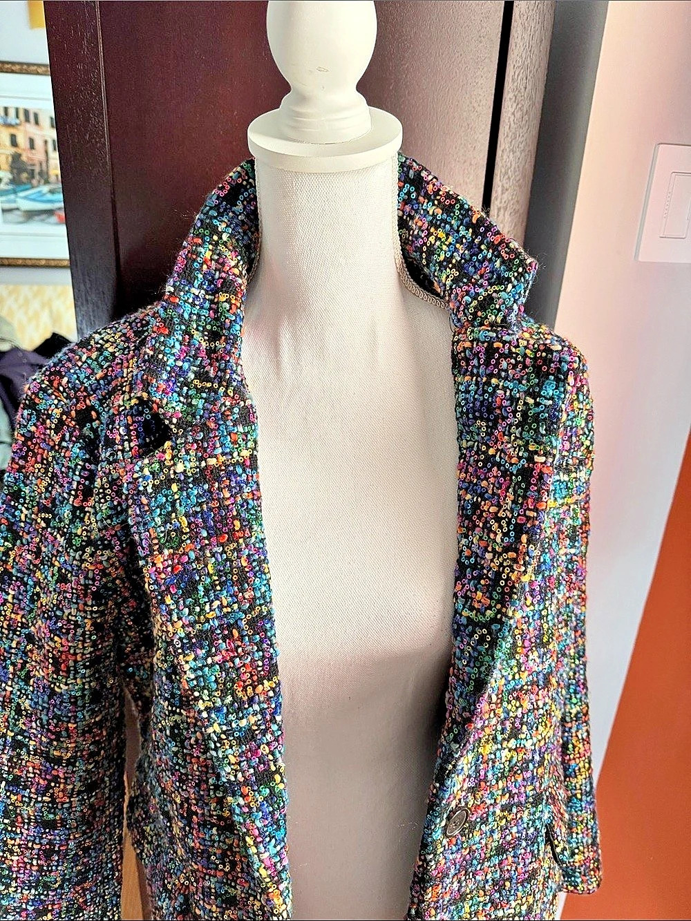 BLANKNYC Multicolor Textured Blazer